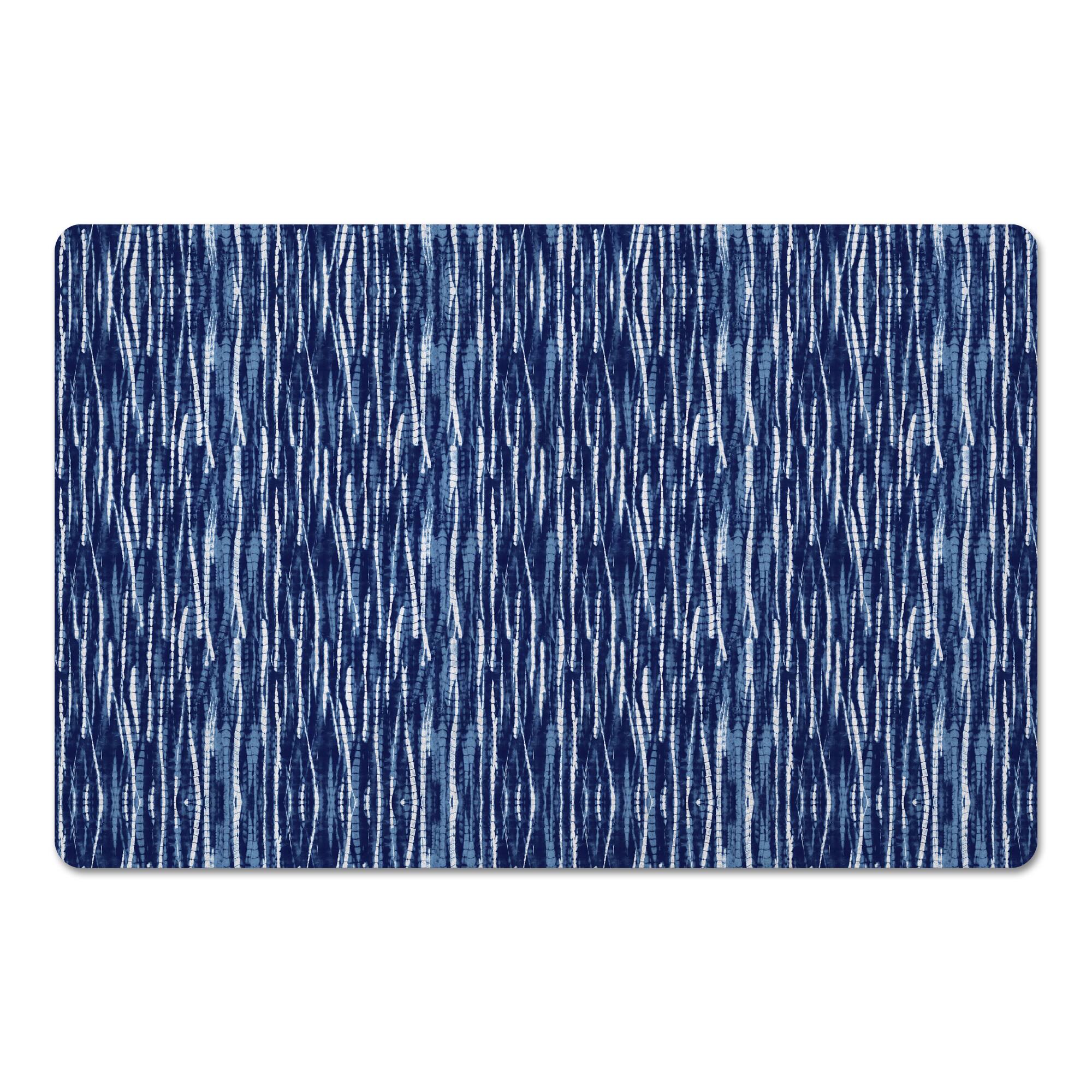 Indigo Reeds Floor Mat, 27" x 18"